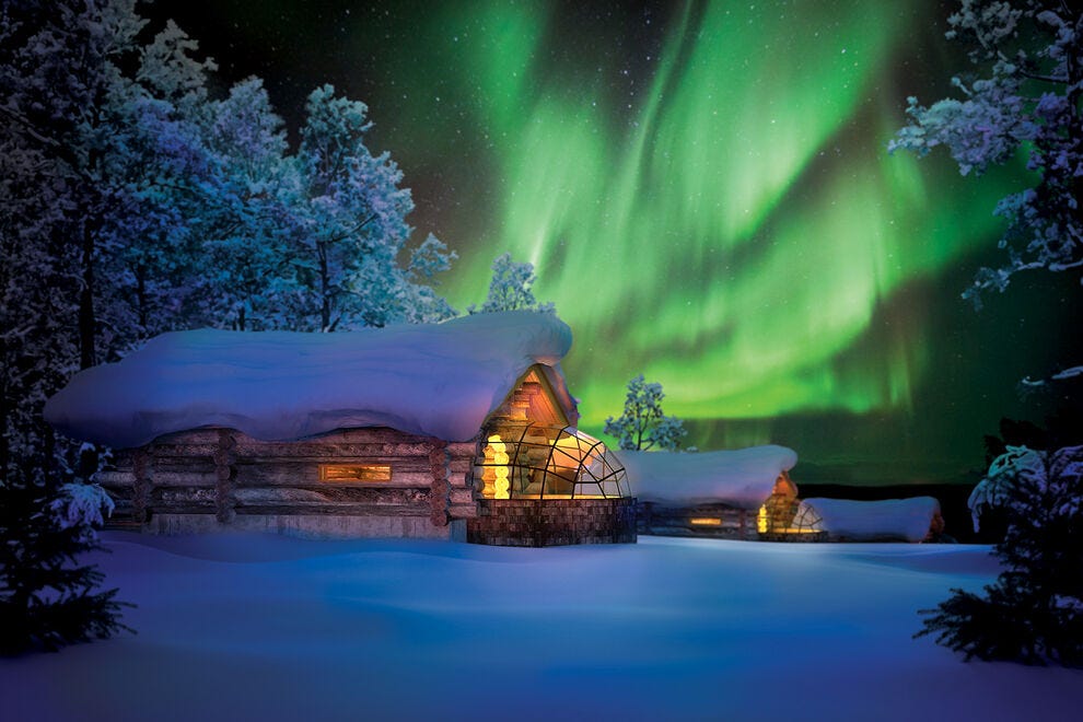 Northern Lights over the Arctic