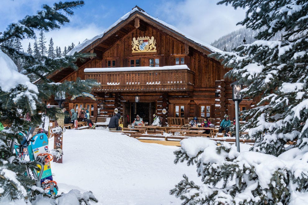 The views are as good as the food at The Bavarian Restaurant