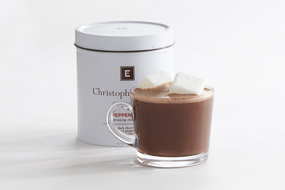 This peppermint drinking chocolate can help anyone get into the spirit of the season