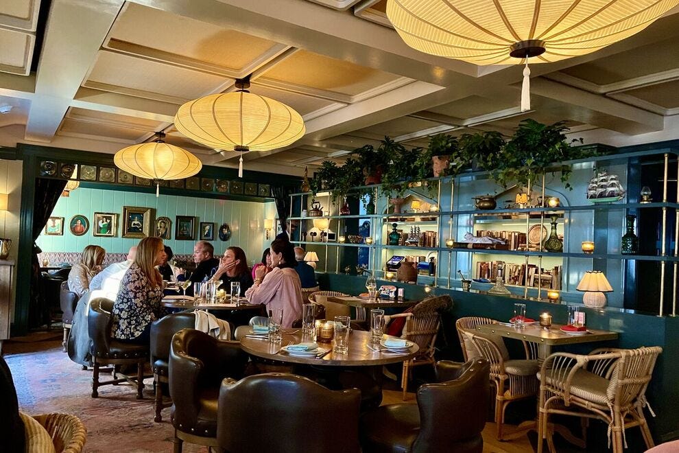 Dining area at Sister Ship