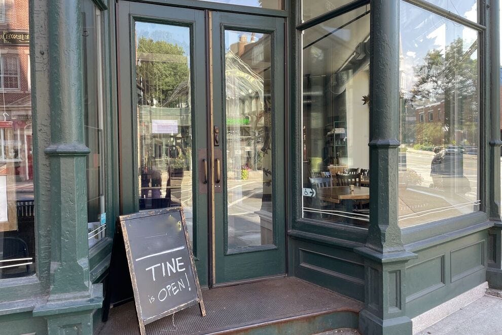 Exterior of Tine