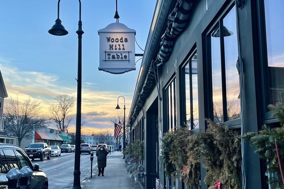 Exterior of Woods Hill Table