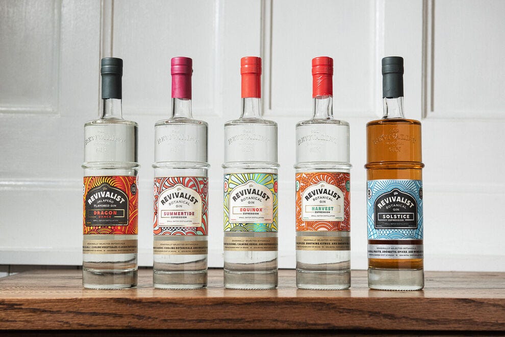 Revivalist Botanical Gins once again named Best Gin Distillery