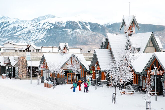 The quaint town of Jasper truly epitomizes the northern Canada experience