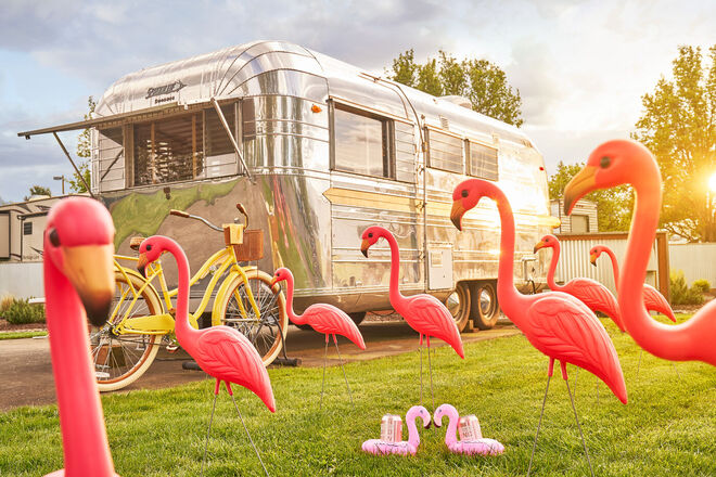 Groovy retro trailers at The Vintages Trailer Resort make for fun (and funky) stays