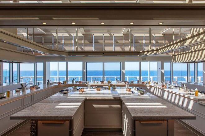 Silversea's on-board S.A.L.T. lab is a foodie paradise