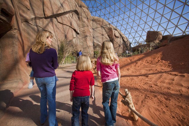 Explore the world's largest indoor desert at Desert Dome, located in Omaha's Henry Doorly Zoo