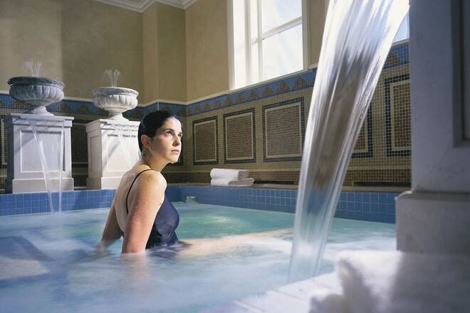 Soak in a mineral pool at The Willow Stream Spa in Fairmont Empress