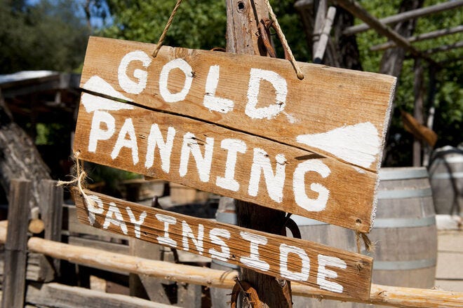 The Marshall Gold Discovery State Historic Park offers lessons on gold panning