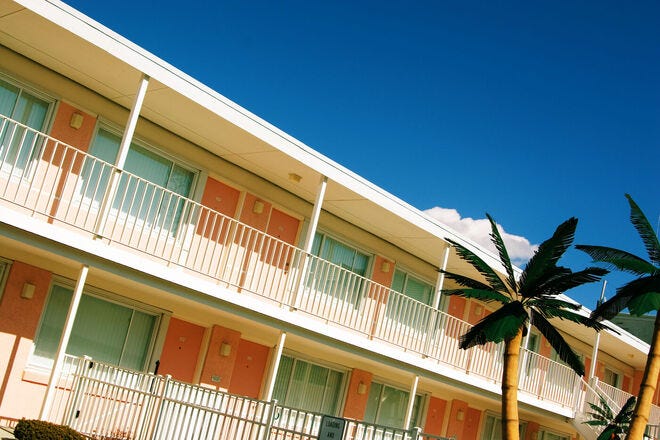 Roadside motels are quick and cozy stops