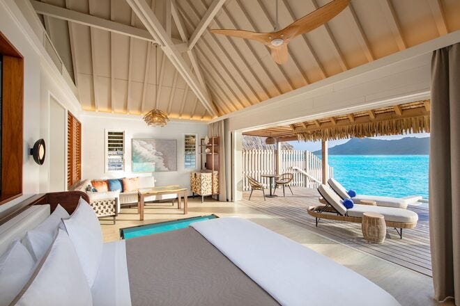 Off-season is the best time to book an overwater bungalow in Bora Bora